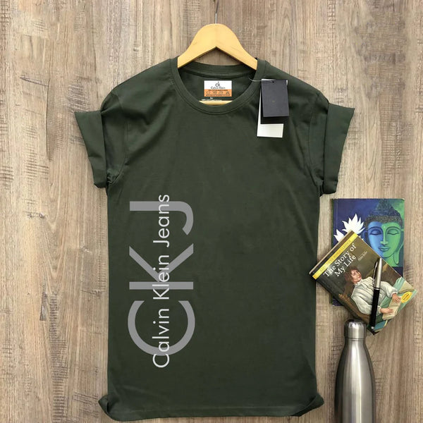 Calvin Klein CKJ Olive Men’s Cotton T-Shirt